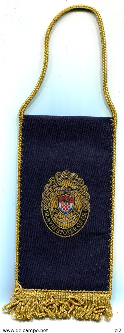 Fanion De L'Etat Major Des Forces Armées De La République De Croatie - Drapeaux