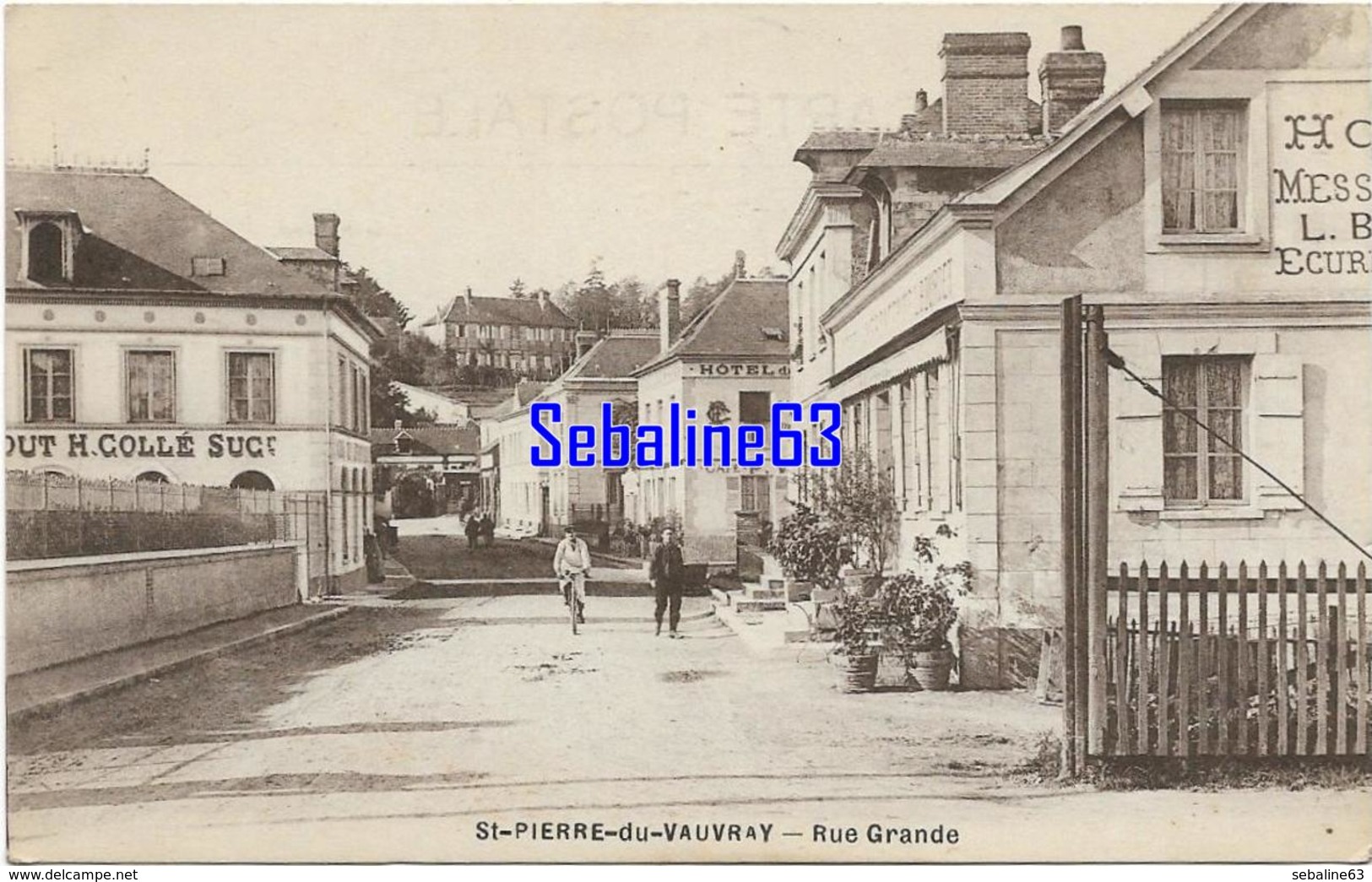 Saint-Pierre-du-Vauvray - Rue Grande - 1922 - Autres & Non Classés