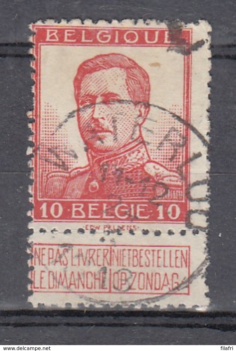 118 Gestempeld WATERLOO - COBA 4 Euro (zie Opm) - 1912 Pellens