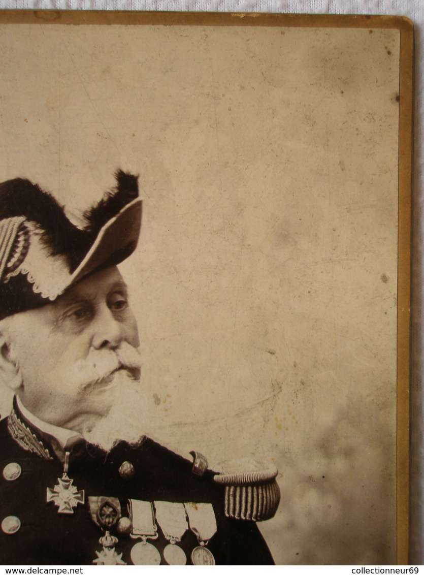 Authentique Ancien Photo Du Général De Pierre De Bernis Officier Militaire Français Du XIXe Par Victor De Buifson Fils - Anciennes (Av. 1900)