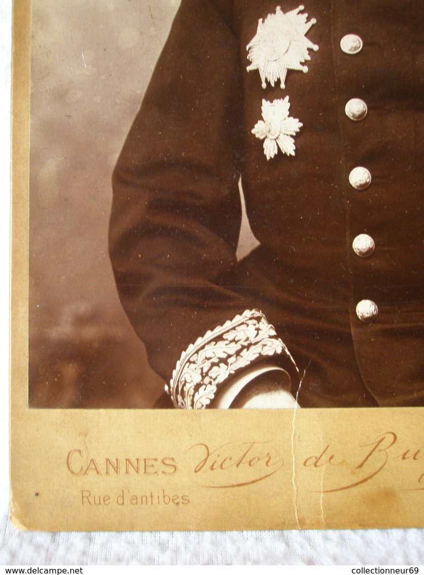 Authentique Ancien Photo Du Général De Pierre De Bernis Officier Militaire Français Du XIXe Par Victor De Buifson Fils - Anciennes (Av. 1900)