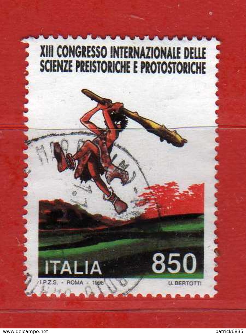 Italia °- 1996 - SCIENZE PREISTORICHE. Unif. 2273.  Usato.  Vedi Descrizione - 1991-00: Oblitérés
