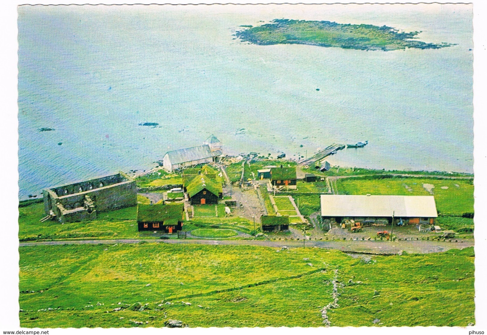 SC-1726    KIRKJUBOUR : With Its Famous Church Ruins - Féroé (Iles)