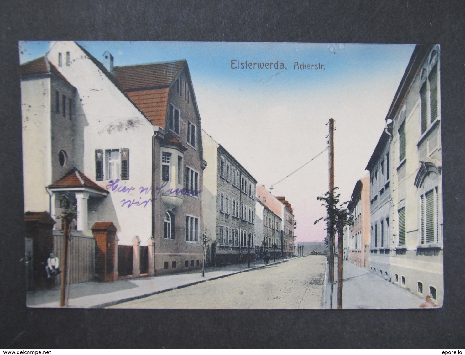 AK ELSTERWERDA Ackerstrasse 1927 ///  D*35291 - Elsterwerda