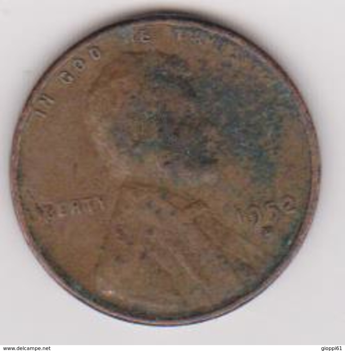1952D Stati Uniti - 1 C Circolata (fronte E Retro) - 1909-1958: Lincoln, Wheat Ears Reverse