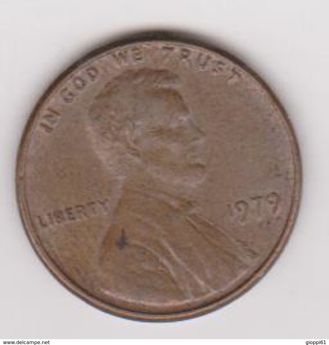 1979 Stati Uniti - 1 C Circolata (fronte E Retro) - 1959-…: Lincoln, Memorial Reverse