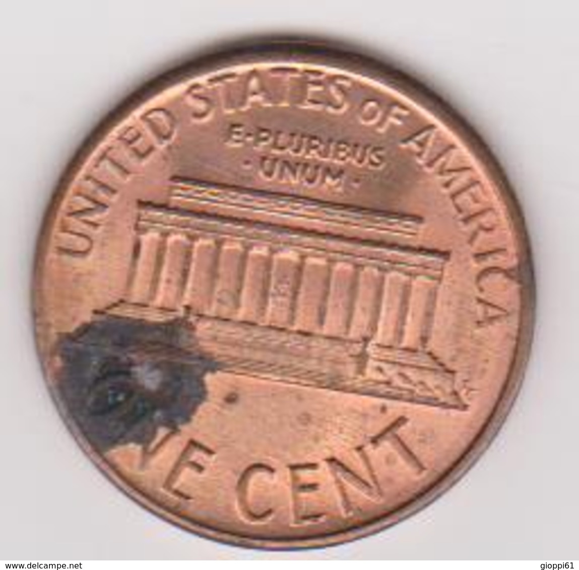 1987 Stati Uniti - 1 C Circolata (fronte E Retro) - 1959-…: Lincoln, Memorial Reverse