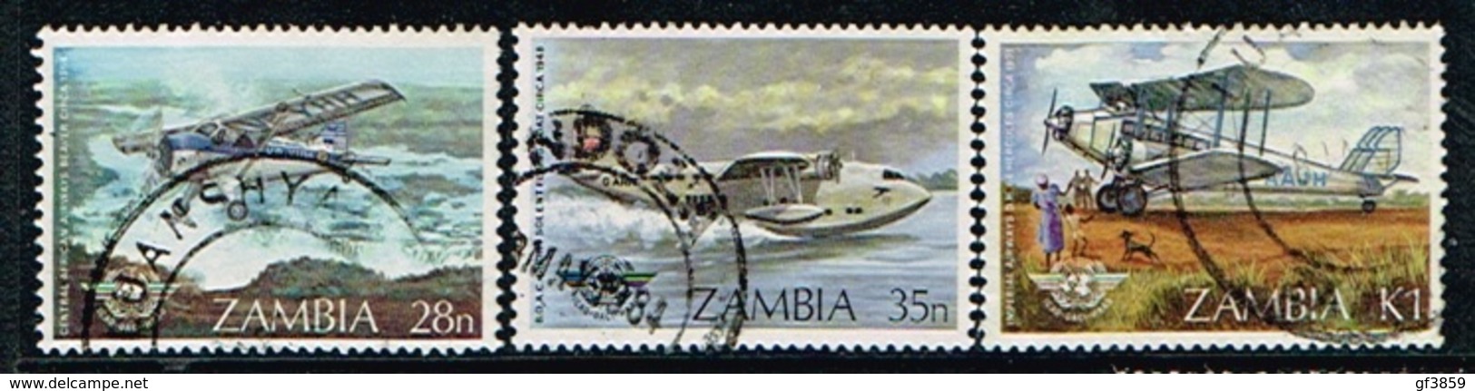 ZAMBIE / Oblitérés / Used/1984 - 40 Ans De L'OACI - Zambie (1965-...)