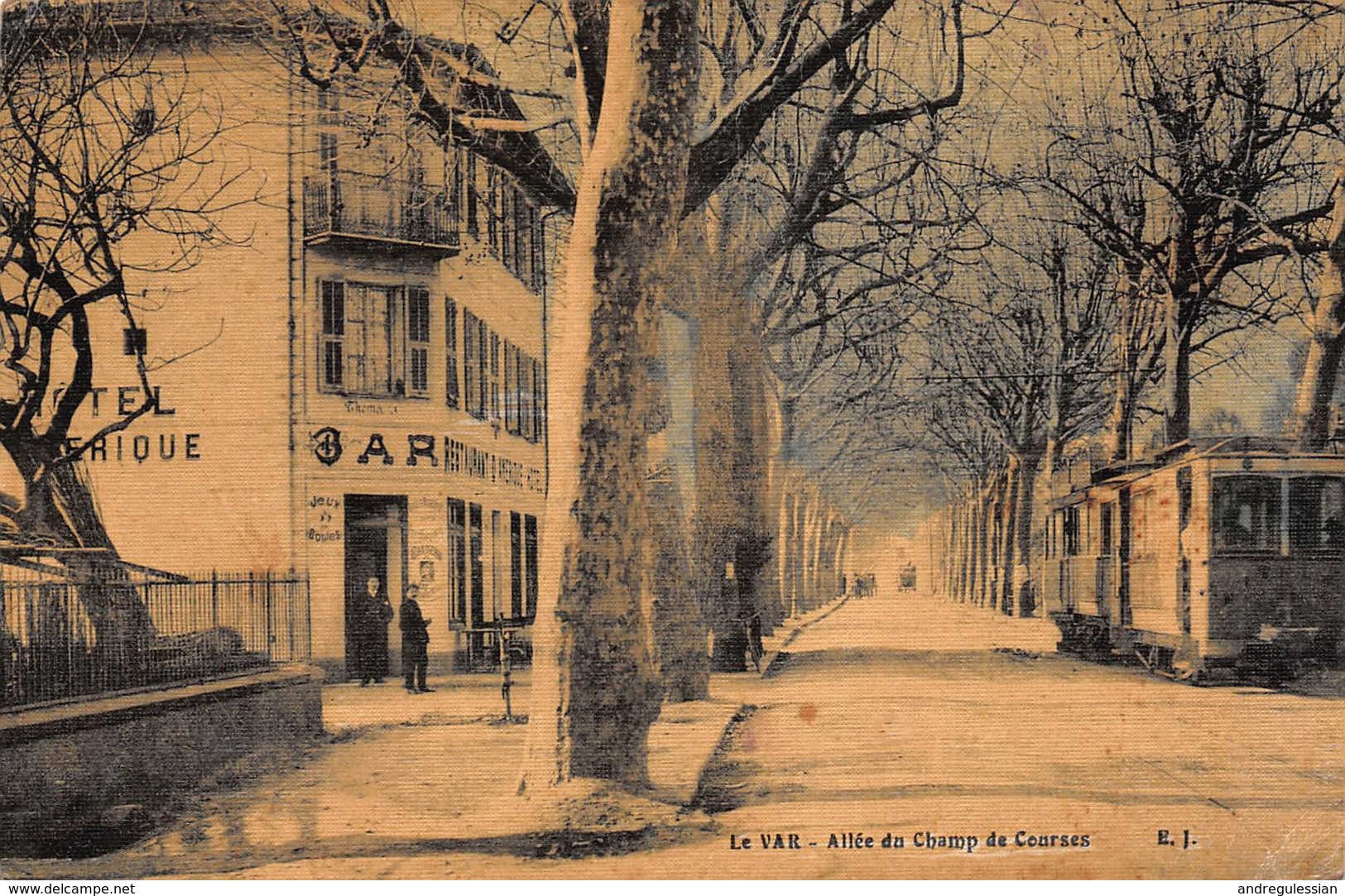 CPA LE VAR - Allée Du Champ De Courses - Autres & Non Classés