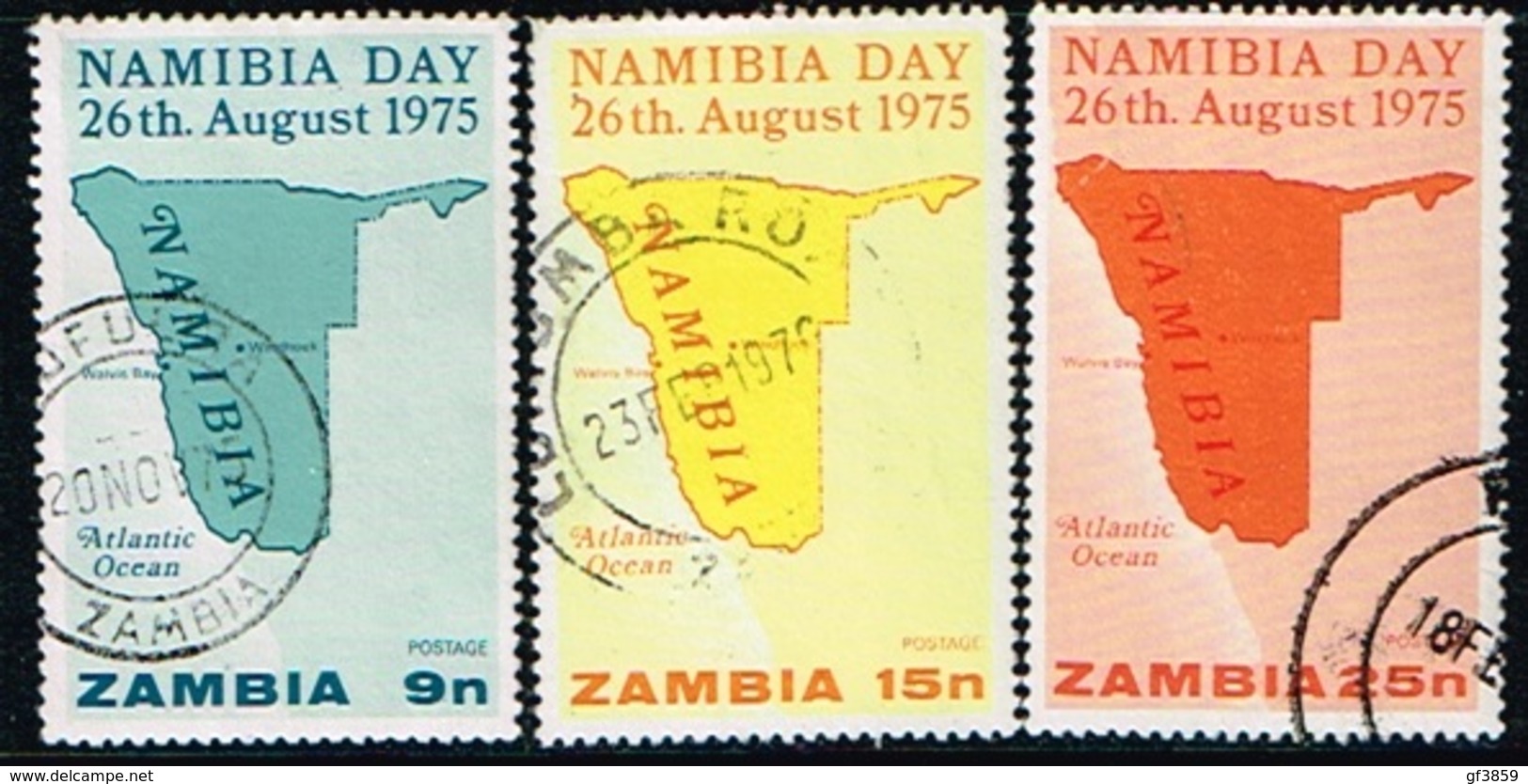 ZAMBIE / Oblitérés / Used/1975 - Journée De La Namibie - Zambie (1965-...)