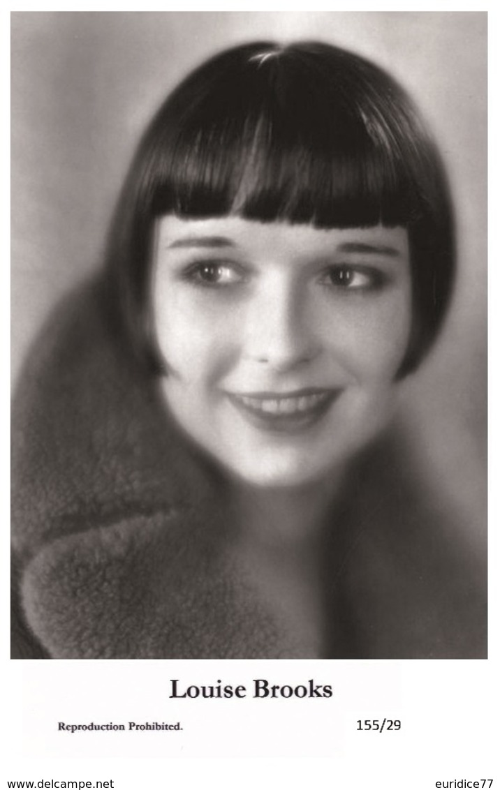 LOUISE BROOKS - Film Star Pin Up PHOTO POSTCARD - 155-29 Swiftsure Postcard - Artisti