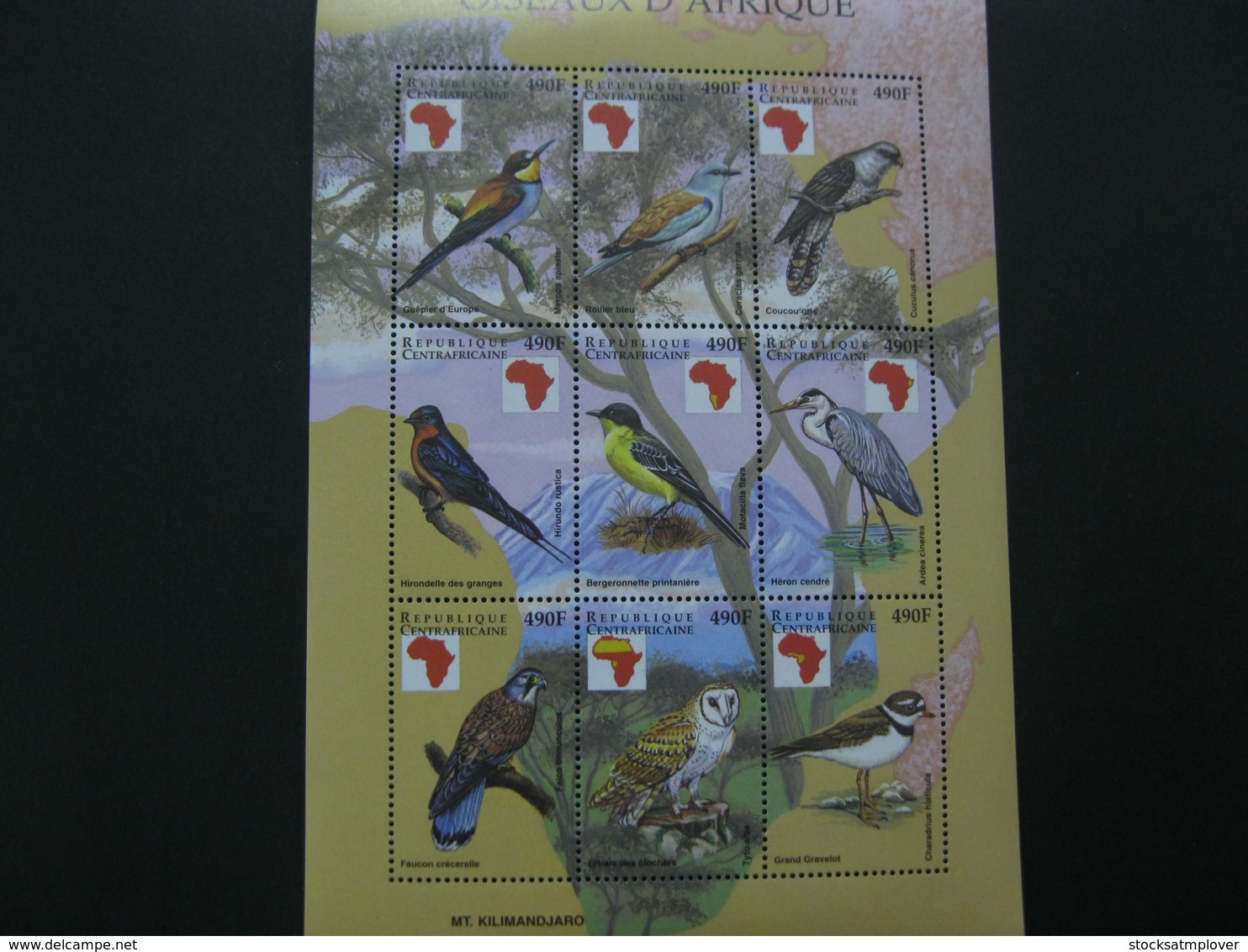 Central Africa  1999 Birds Sheetlet  SCOTT No.1236  I201807 - Central African Republic