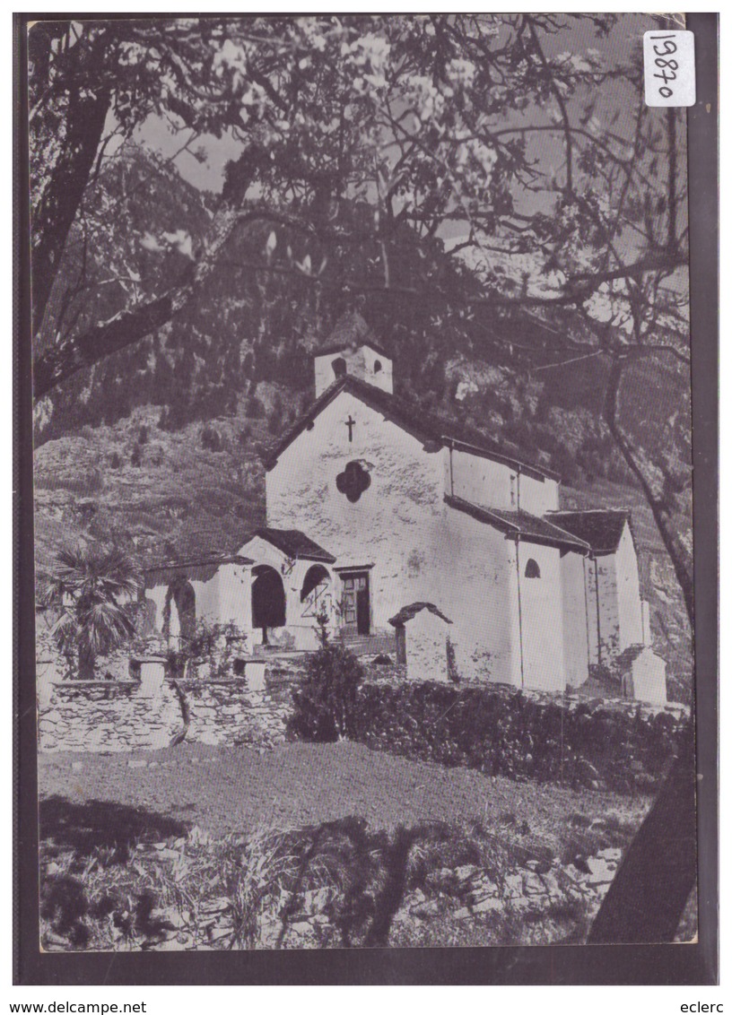 FORMAT 10x15cm - CHIESA IN VALLE DI BLENIO - TB - Blenio