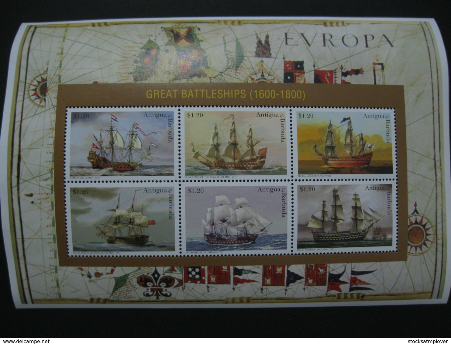 Antigua And Barbuda    1996 Salilng Ships Sheetlet SCOTT No.1972    I201807 - Antigua Et Barbuda (1981-...)