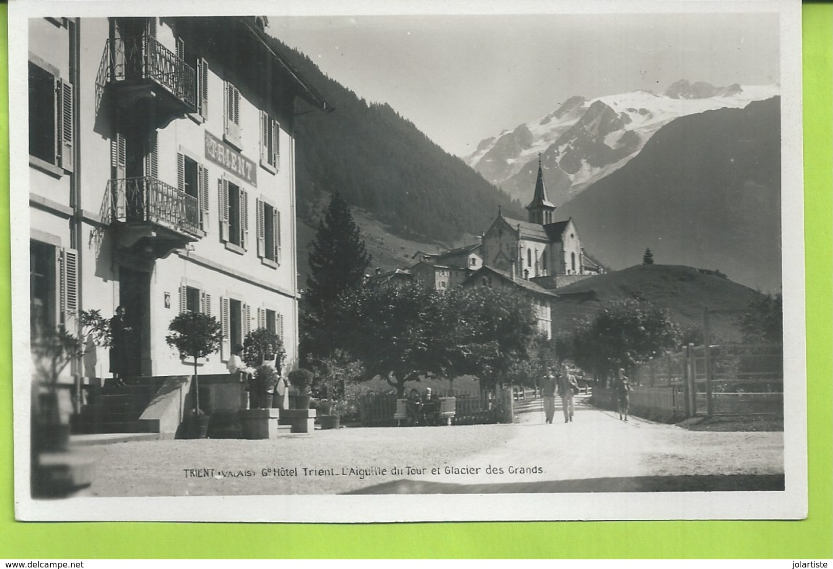 SUISSE CPSM TRIENT GRAND HOTEL TRIENT   Non Ecrites N017 - Trient