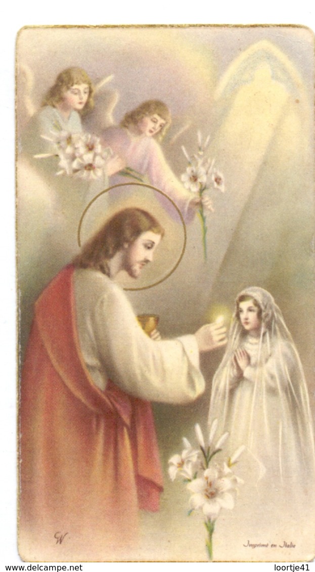 Devotie - Devotion - Communie Communion - Magda & Andrea Vandaele - Ruiselede 1941 - Communion