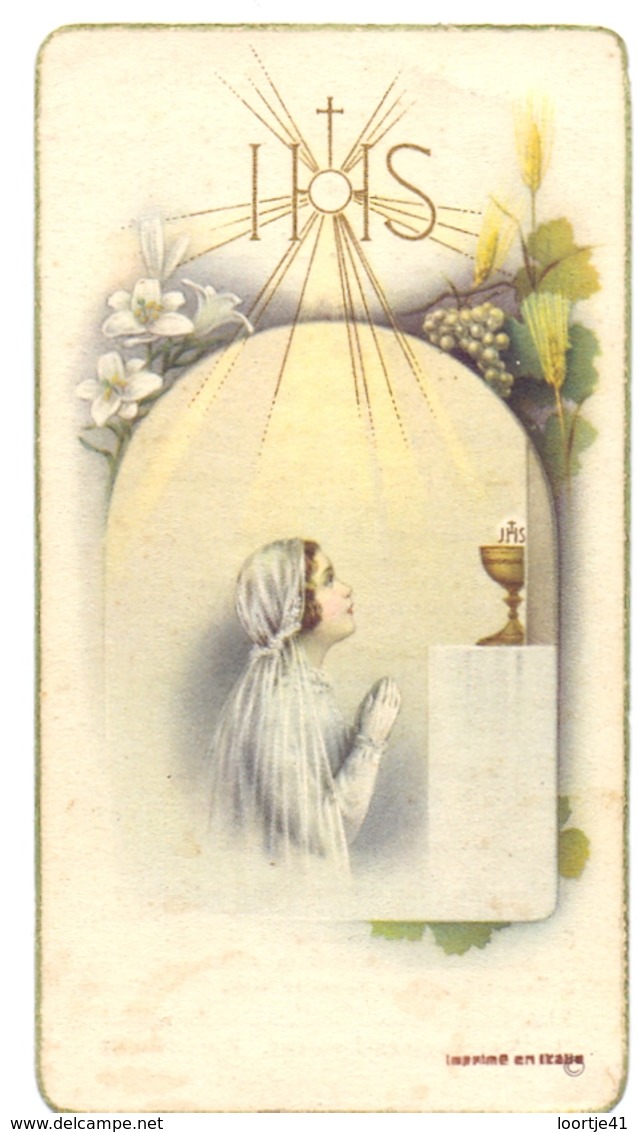 Devotie - Devotion - Communie Communion - Paula Van Robaeys - Ruiselede 1942 - Communion