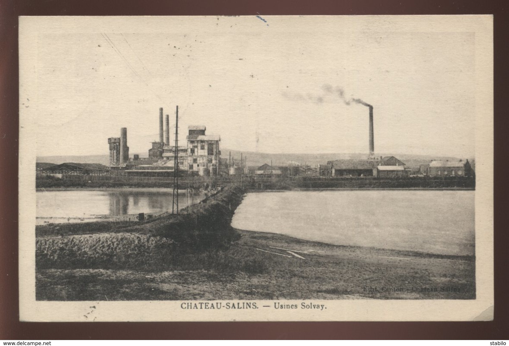 57 - CHATEAU-SALINS - LES USINES SOLVAY - Chateau Salins