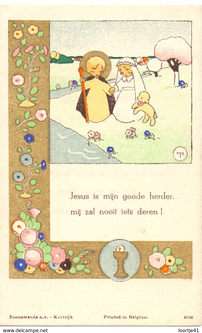 Devotie - Devotion - Communie Communion - Yvette De Volder - Ruiselede 1944 - Communion