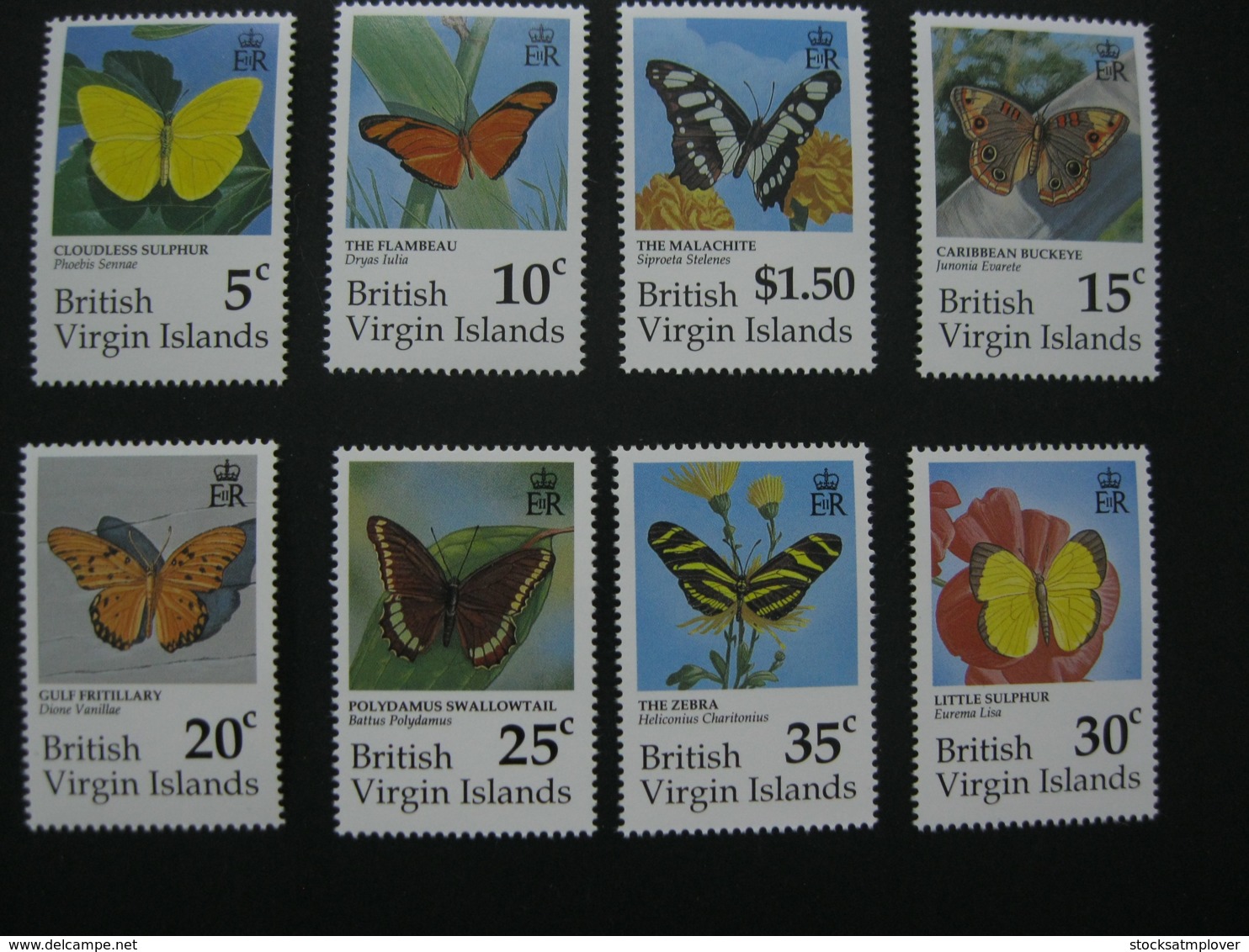 British Virgin Islands  1991 Butterflies 8v I201807 - British Virgin Islands