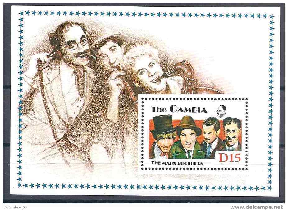 1988 GAMBIE BF 54** Cinéma, The Marx Brothers - Gambia (1965-...)