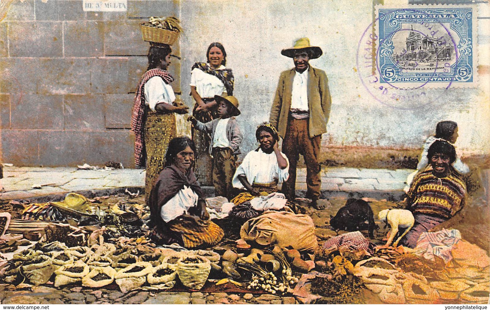 Guatemala / Belle Oblitération - 05 - Comerciantes Indios - Beau Cliché - Guatemala