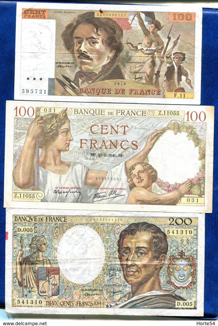 LOT 3 BILLETS FRANCE DIVERS - Autres & Non Classés