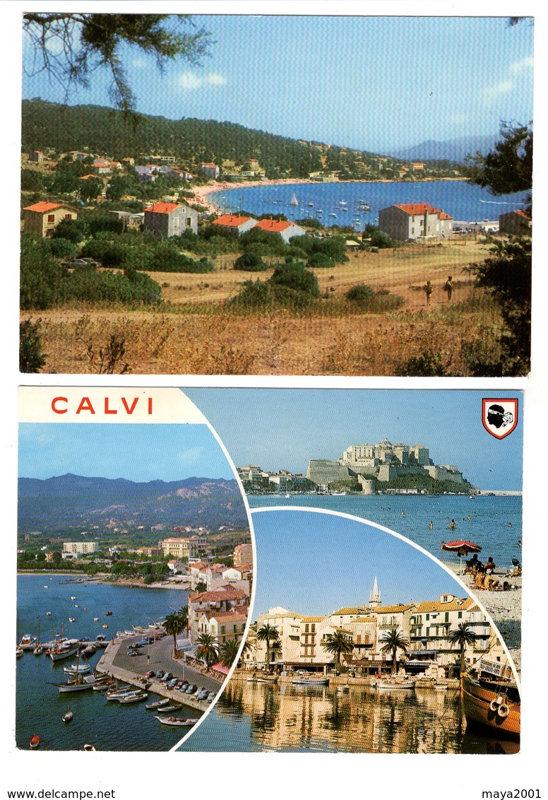 LOT  DE 50 CARTES  POSTALES  SEMI-MODERNE  DE  CORSE  N89 - 5 - 99 Cartes