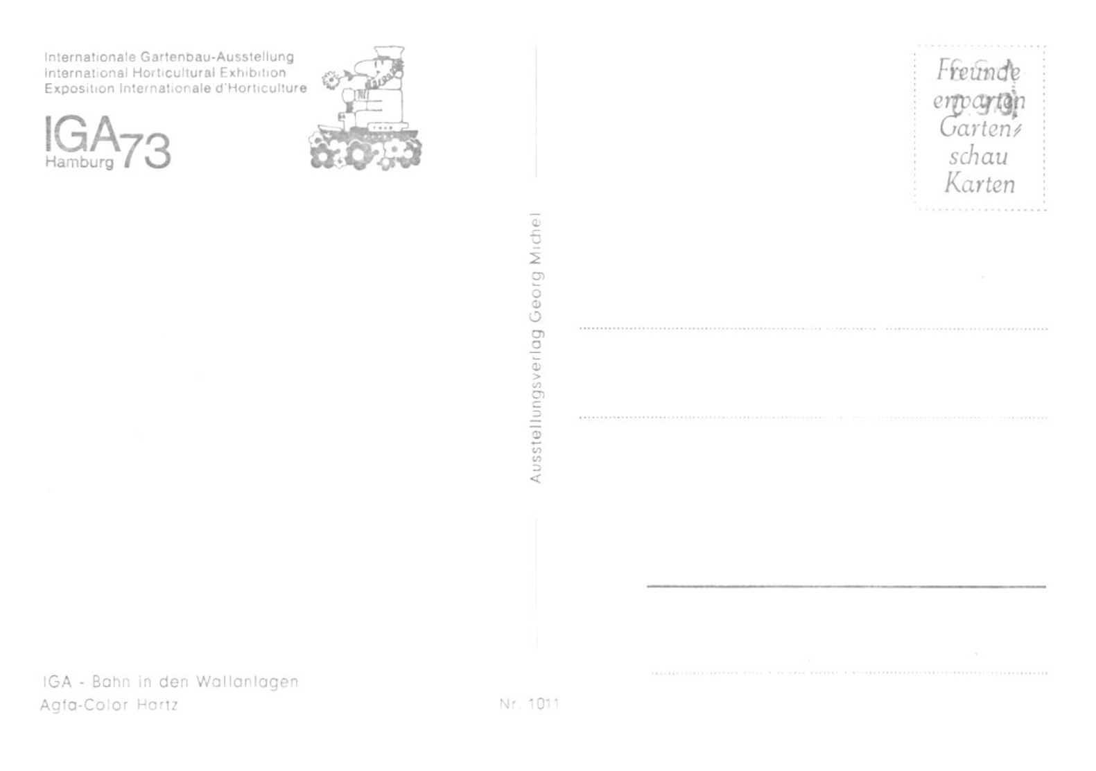 Bahn / Hamburg / IGA 1973 (D-A299) - Taxis & Fiacres