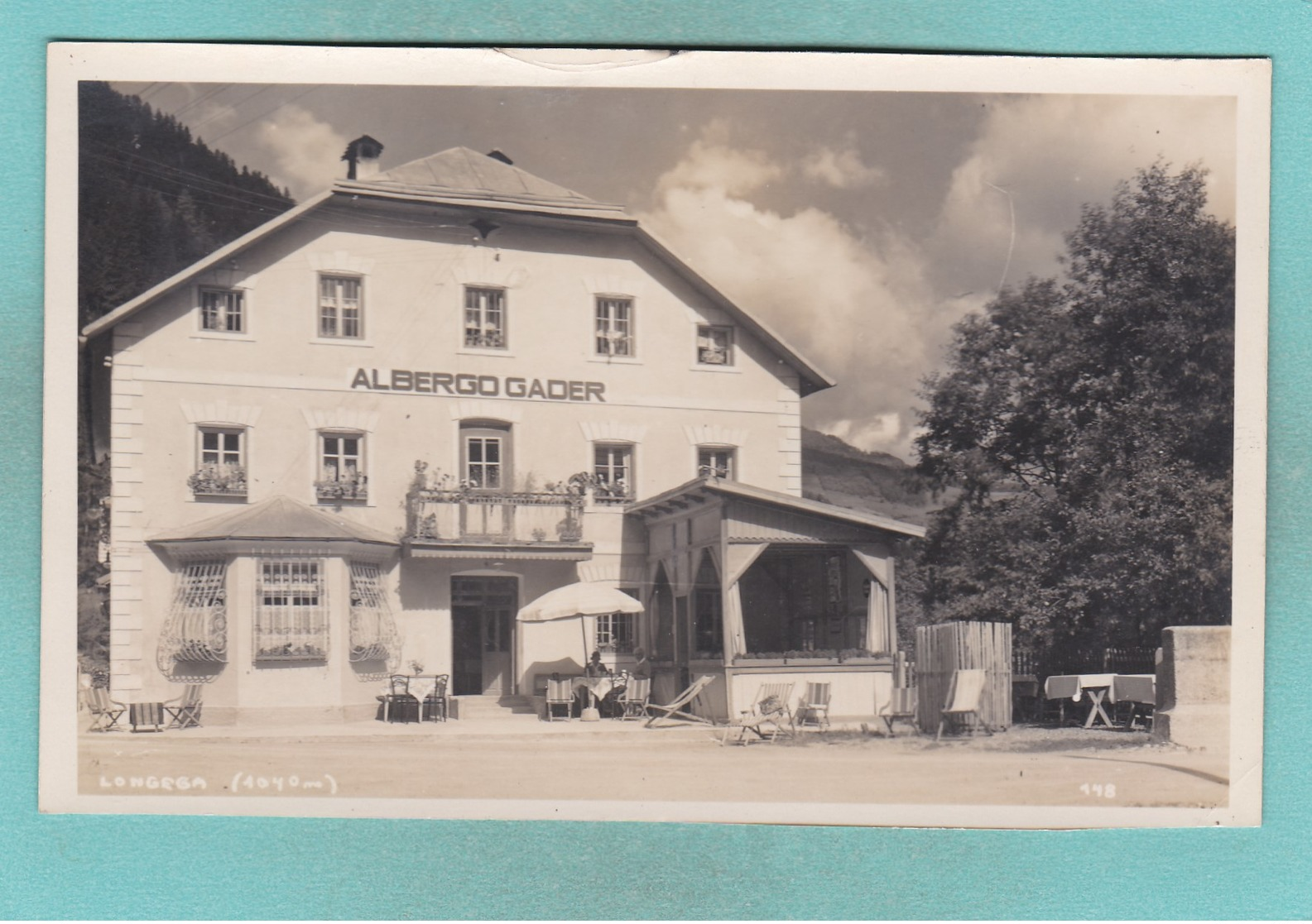 Old Post Card Of Hotel Albergo Gader,Longega,Italy,R71. - Other & Unclassified