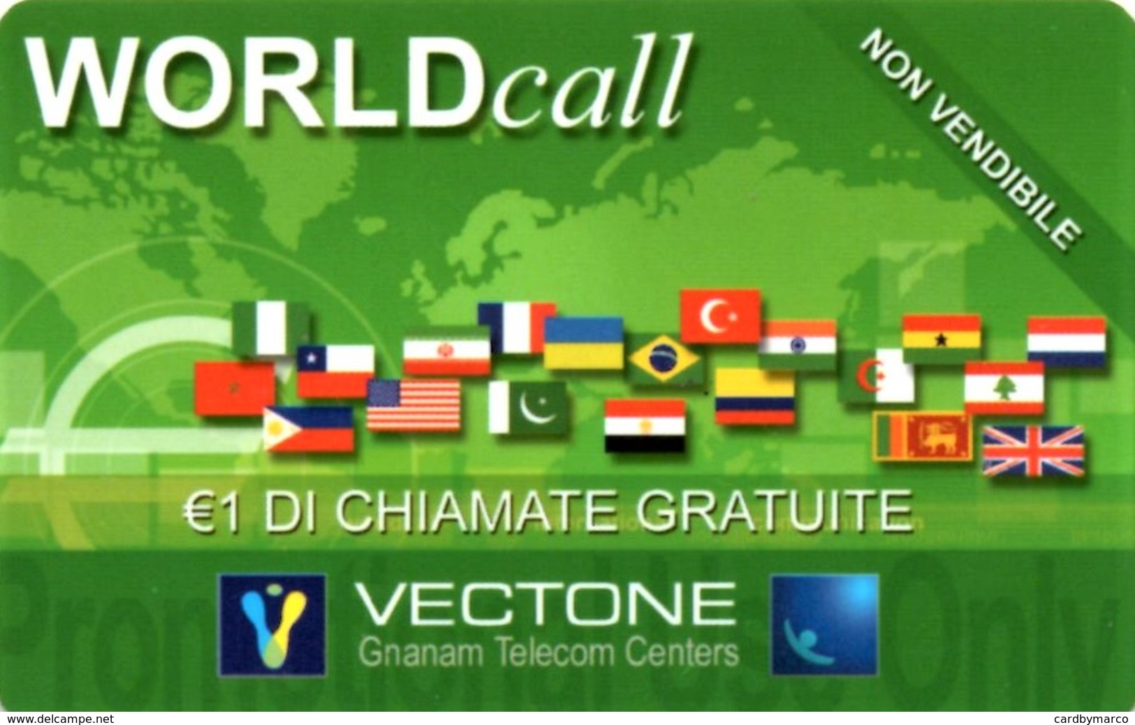 *ITALIA - VECTONE* -  Scheda Usata - Schede GSM, Prepagate & Ricariche