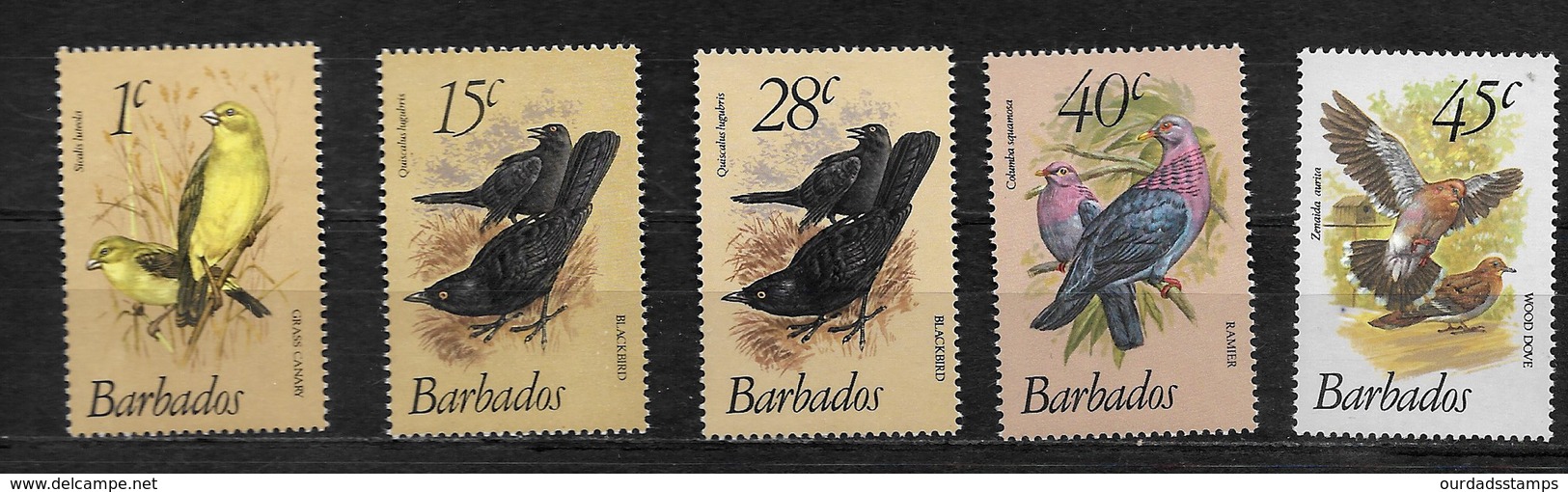 Barbados QEII 1979 Birds,, Small Selection To 70c MNH (7203) - Barbados (1966-...)