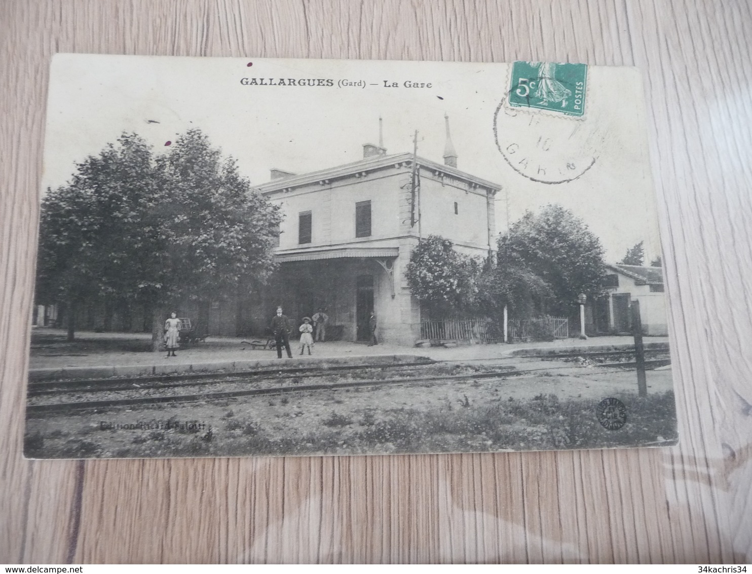 CPA 30 Gard Gallargues La Gare  BE - Gallargues-le-Montueux