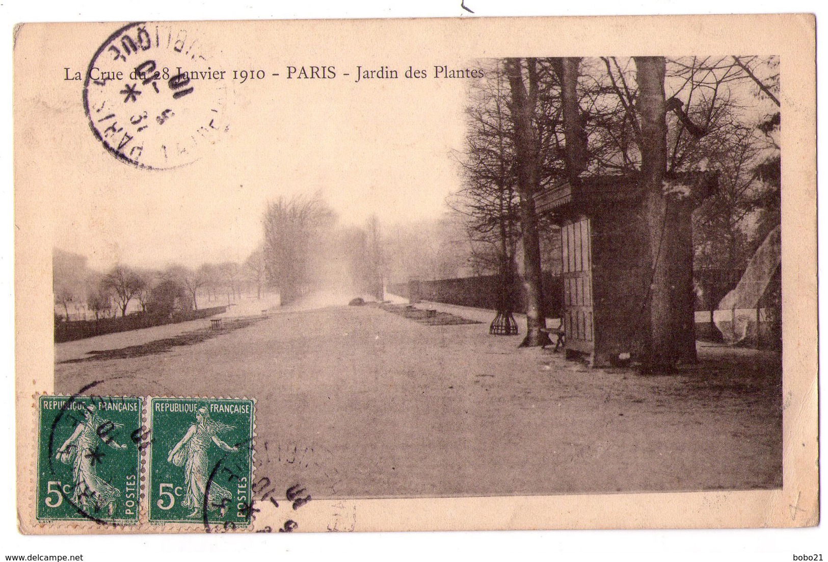 3365 - Paris 5e - Jardin Des Plantes - La Crue Du 28 Janvier 1910 - - Arrondissement: 05