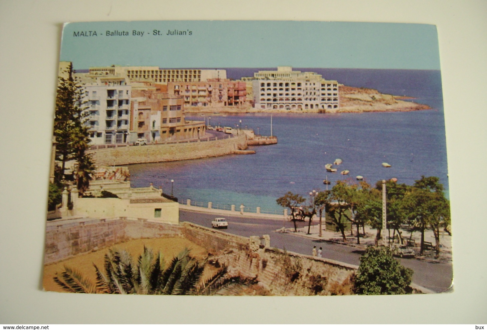 MALTA    BALLUTA  BAY  POSTCARD USED - Malta