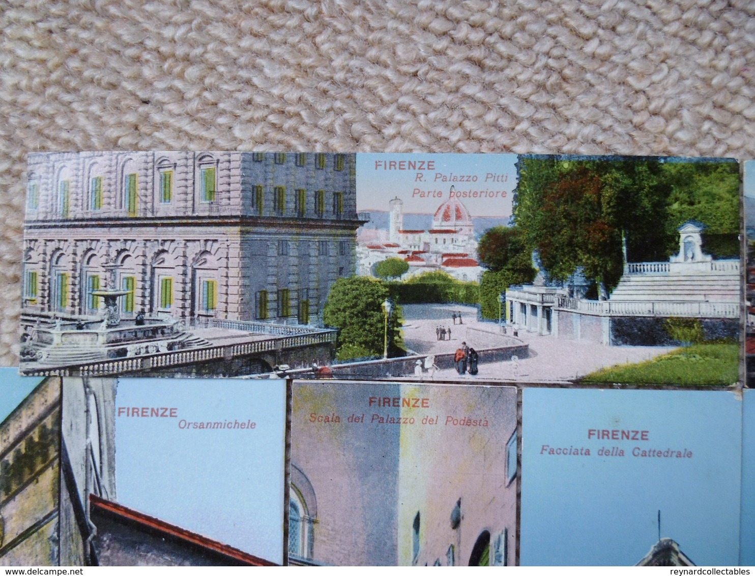 12 Florence (Firenze) Italy bookmark postcards, images of various city landmarks