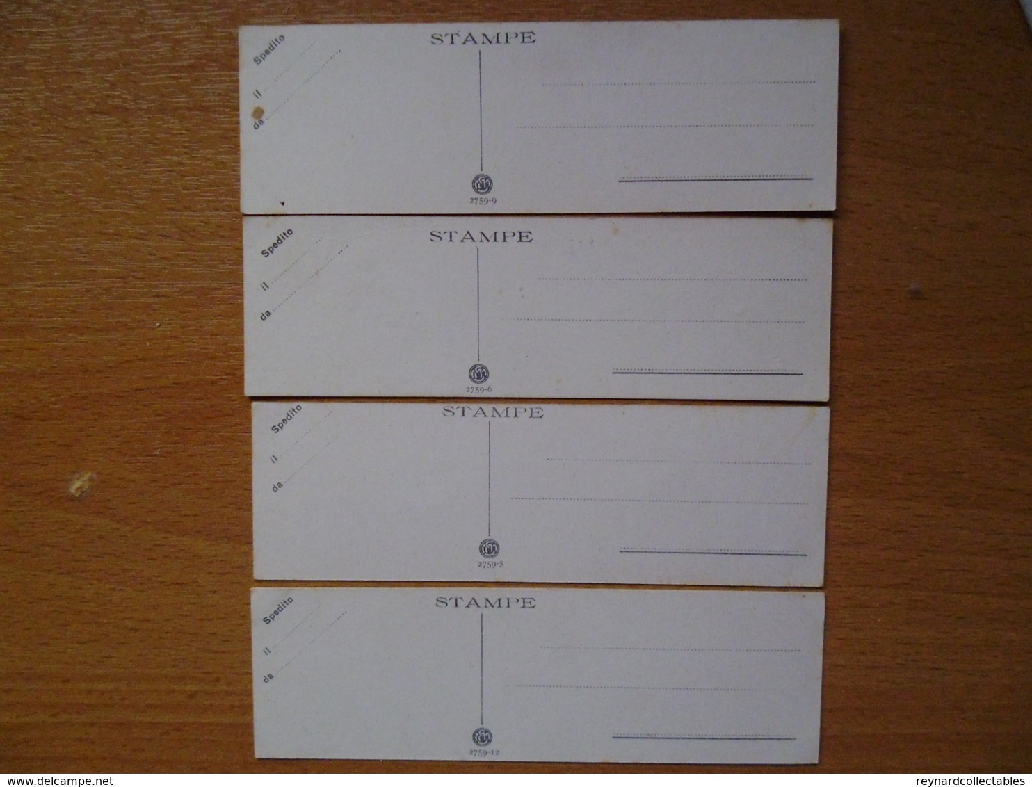 12 Florence (Firenze) Italy bookmark postcards, images of various city landmarks