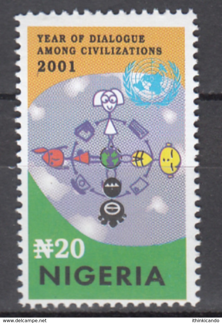 NIGERIA 2001 DIALOGUE Civilizations Set MNH - Emissions Communes