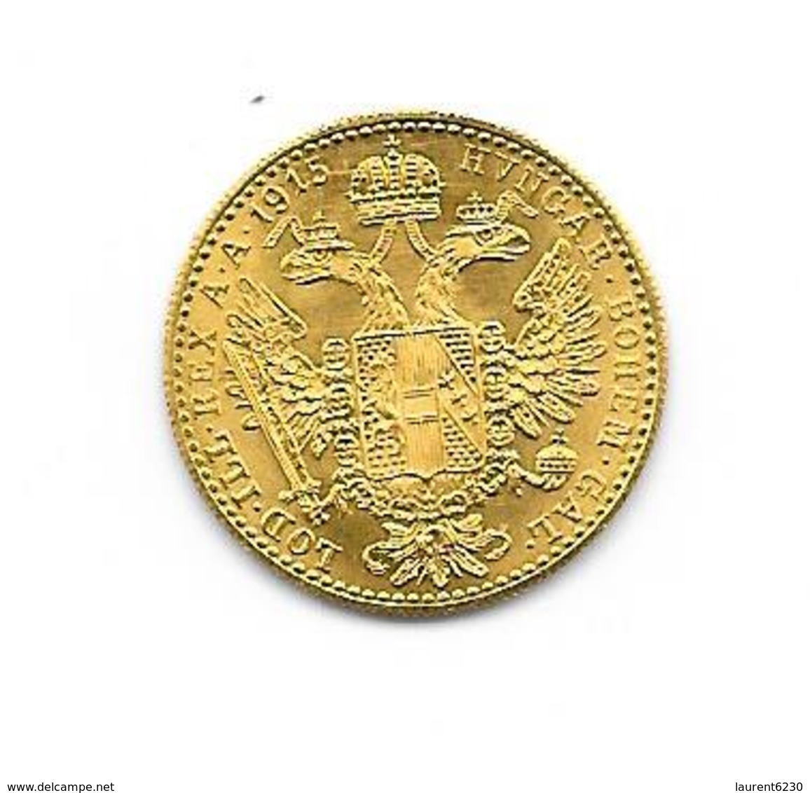 1 Dukaten Ducat - Österreich - 1915 (KM#2267) - Or Gold - Austria