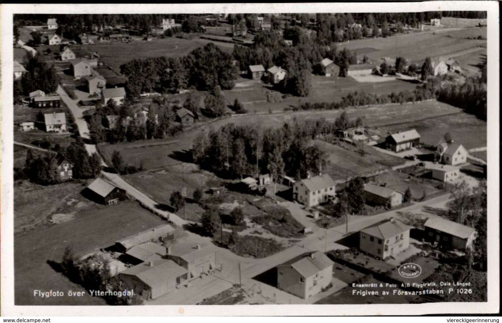 ! Luftbild Ytterhogdal, Flygfoto, Schweden, Sweden - Suède