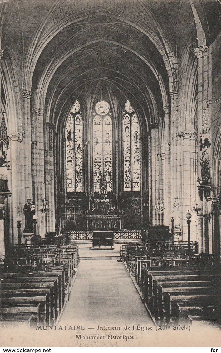 Oise : MONTATAIRE : Intérieur De L'église - Montataire