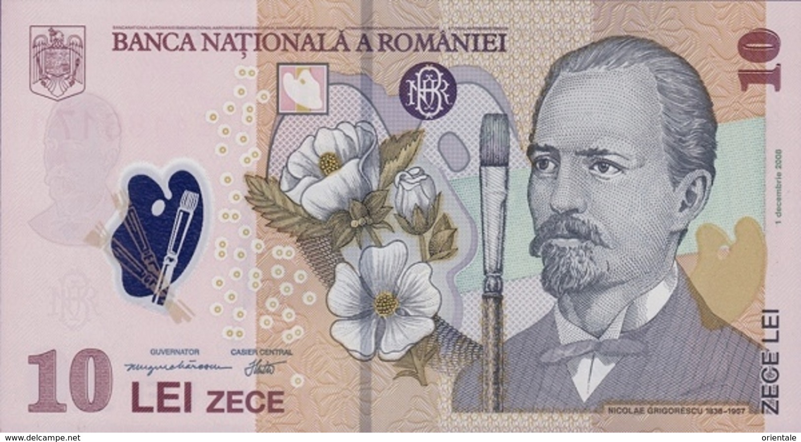 ROMANIA P. 119c 10 L 2007 UNC - Romania