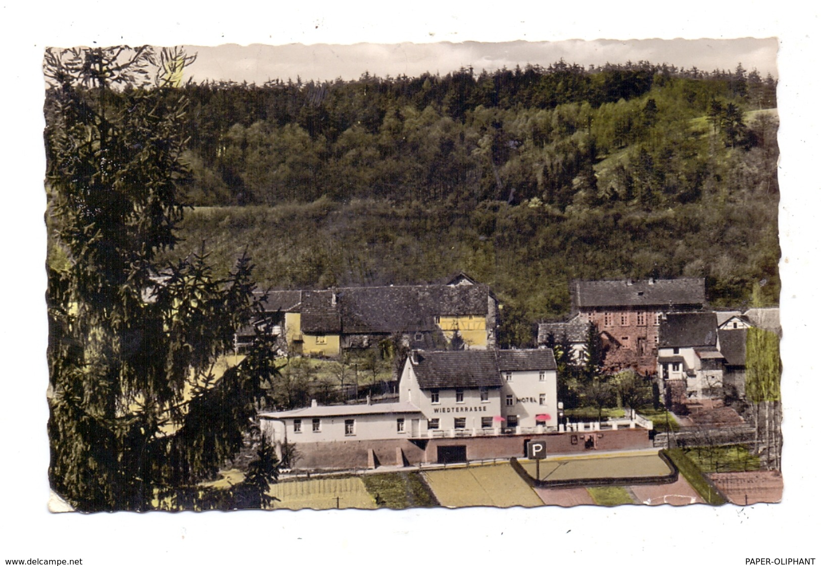 5232 FLAMMERSFELD - OBERLAHR, Hotel Wiedterrasse, 1959 - Altenkirchen