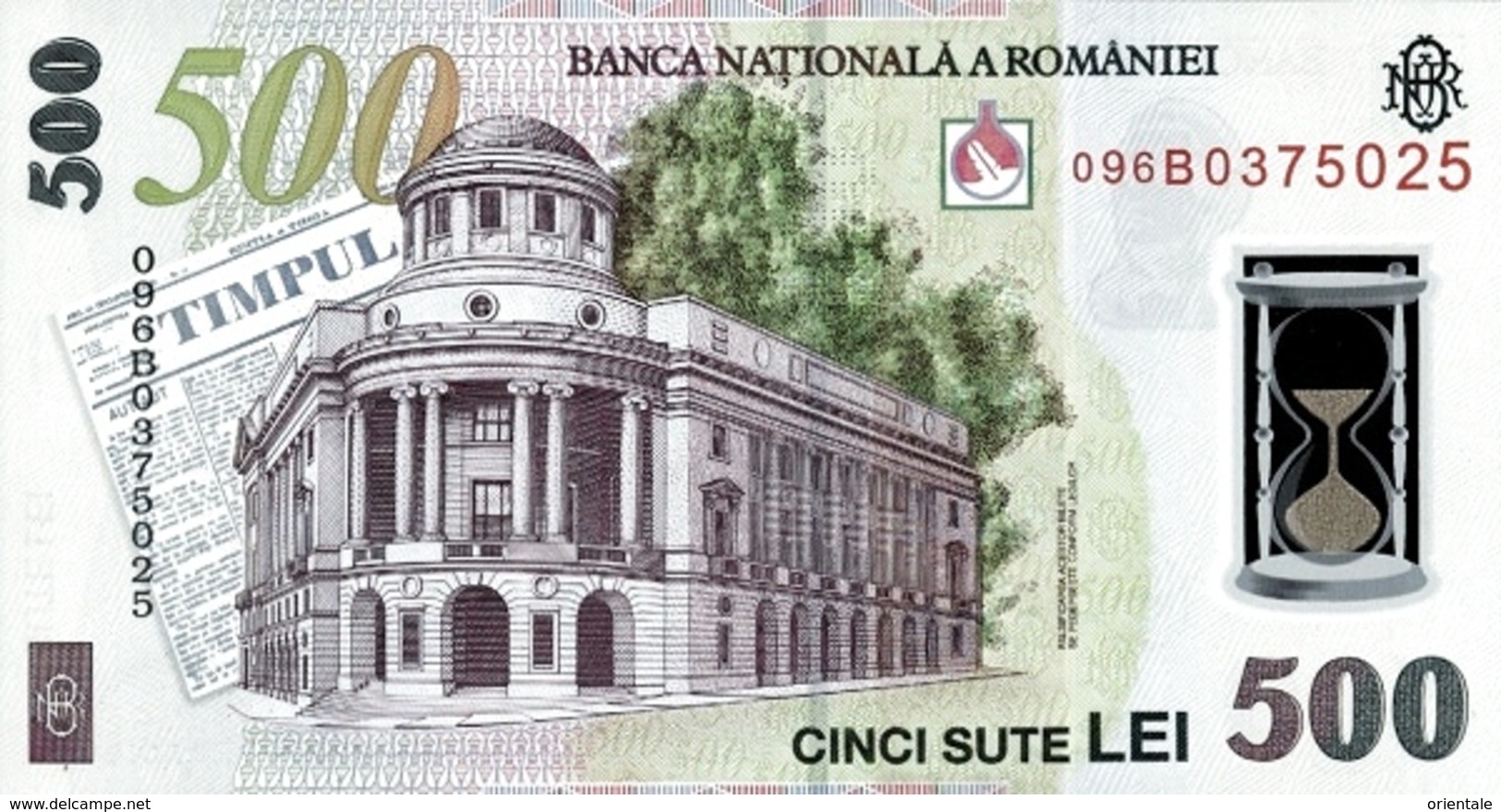 ROMANIA P. 123b 500 L 2009 UNC - Roumanie