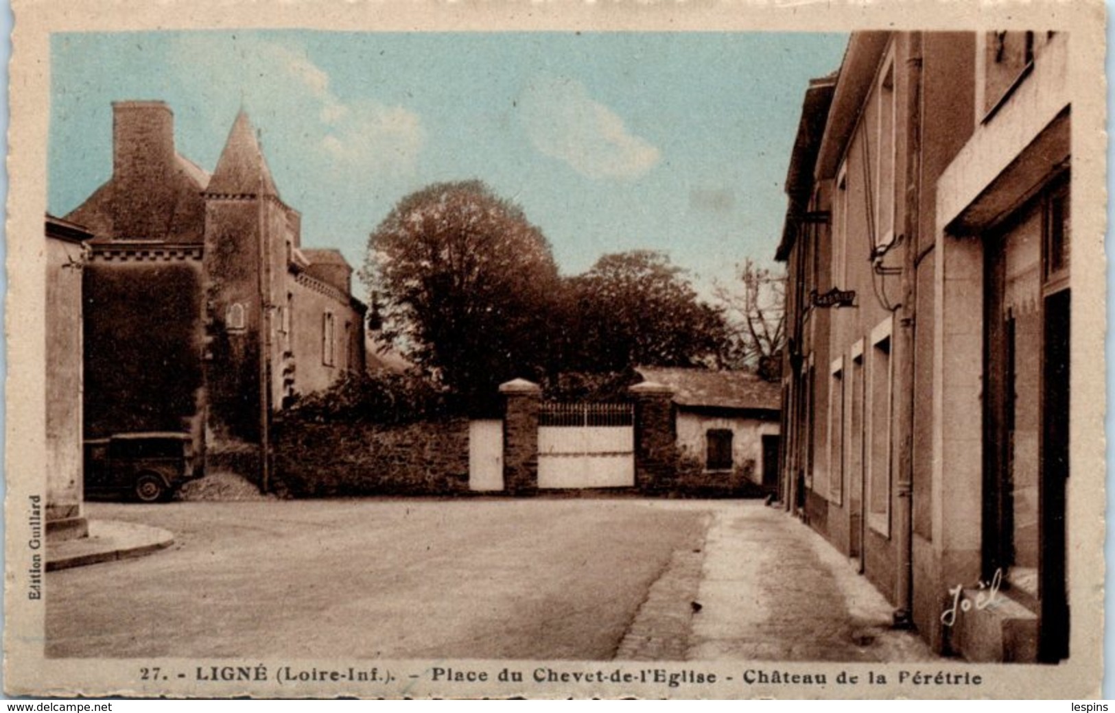 44 - LIGNE --  Place Du Chevet De L'Eglise - Ligné