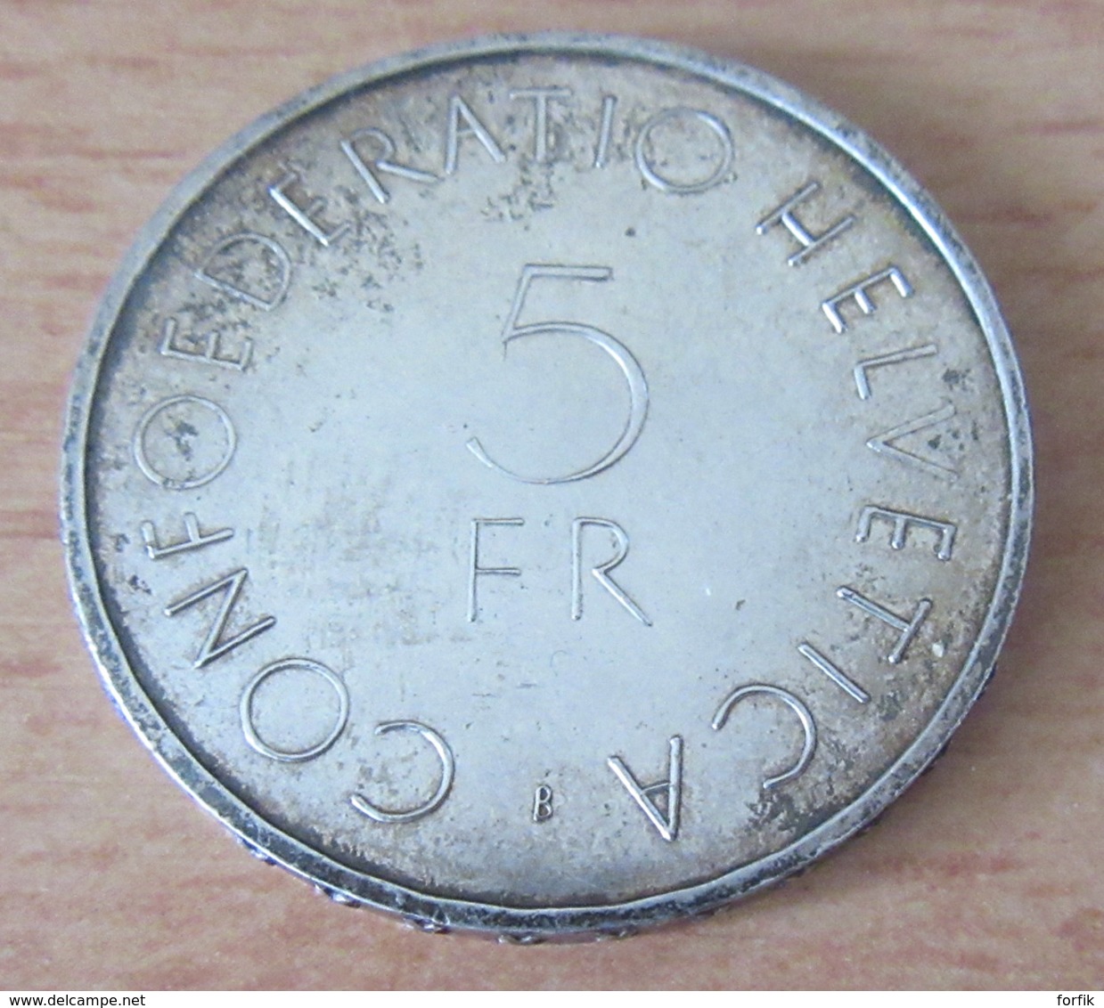 Suisse - Monnaie 5 Francs 1963 En Argent - Belle Qualité - Autres & Non Classés