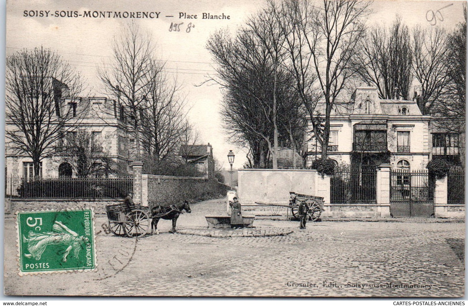 95 SOISY SOUS MONTMORENCY - Place Blanche - Soisy-sous-Montmorency