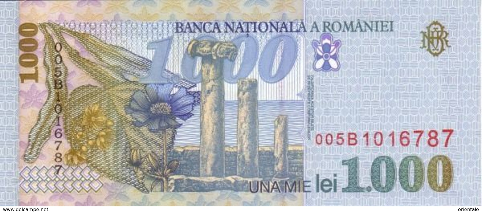 ROMANIA P. 106 1000 L 1998 UNC - Roumanie