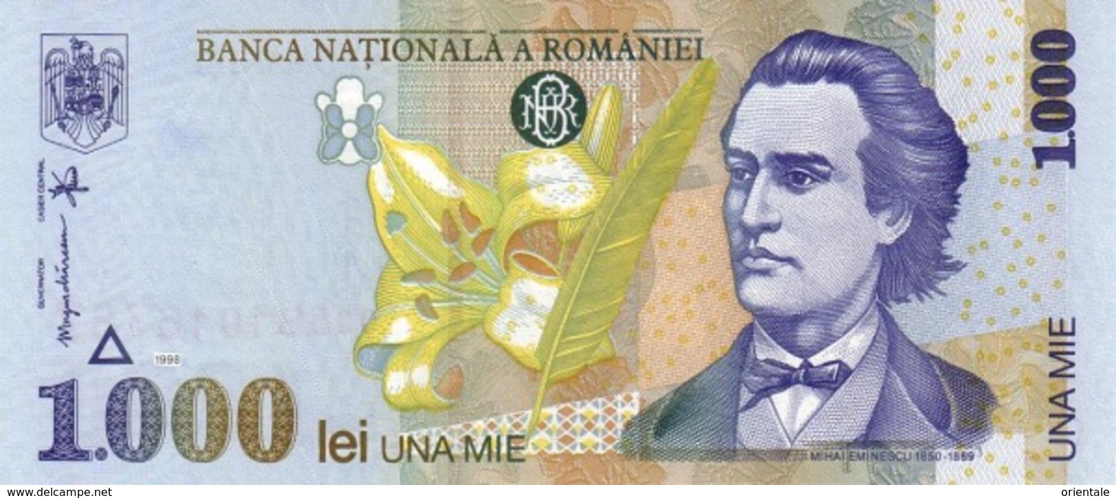 ROMANIA P. 106 1000 L 1998 UNC - Roumanie
