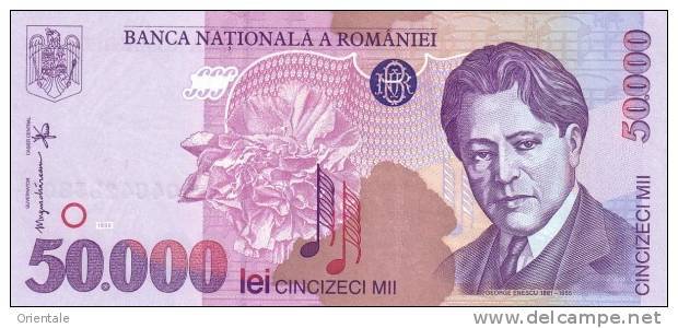 ROMANIA P. 109 50000 L 1996 UNC - Rumania